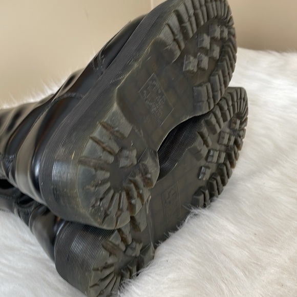 Dr Marten Jadon Platform Smooth Black Lace-Up Boots Mens 11 - Picture 14 of 15